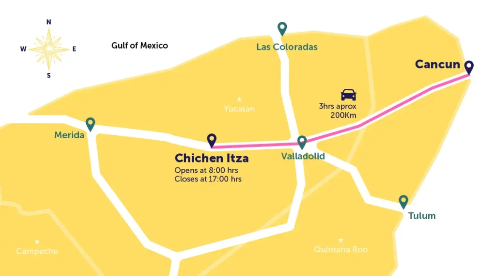 Cancun To Chichen Itza